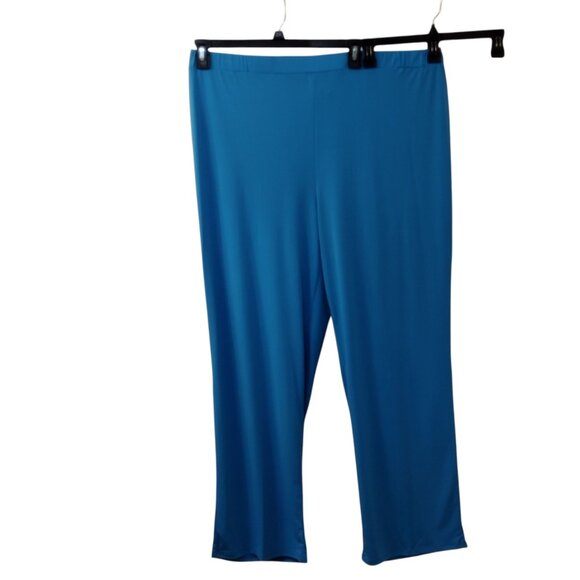 Antthony Originals: 2-pc Three-Quarter Sleeve Pant Set, Size 2X, Turquoise Blue - Picture 8 of 12